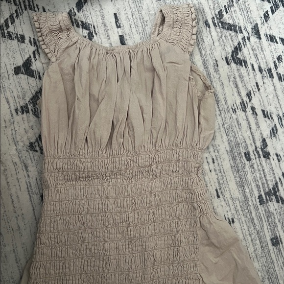 Beige Cotton & Crochet Top - Picture 6 of 7